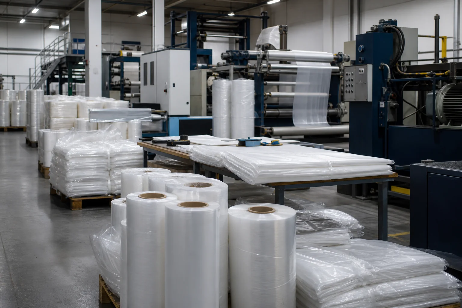 Bayrak Plastik üretim alanı